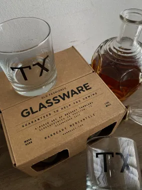 Old Fashioned Glassware | TX | Manready Mercantile