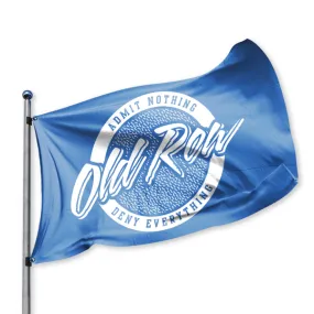 Old Row Retro Circle Flag - Blue