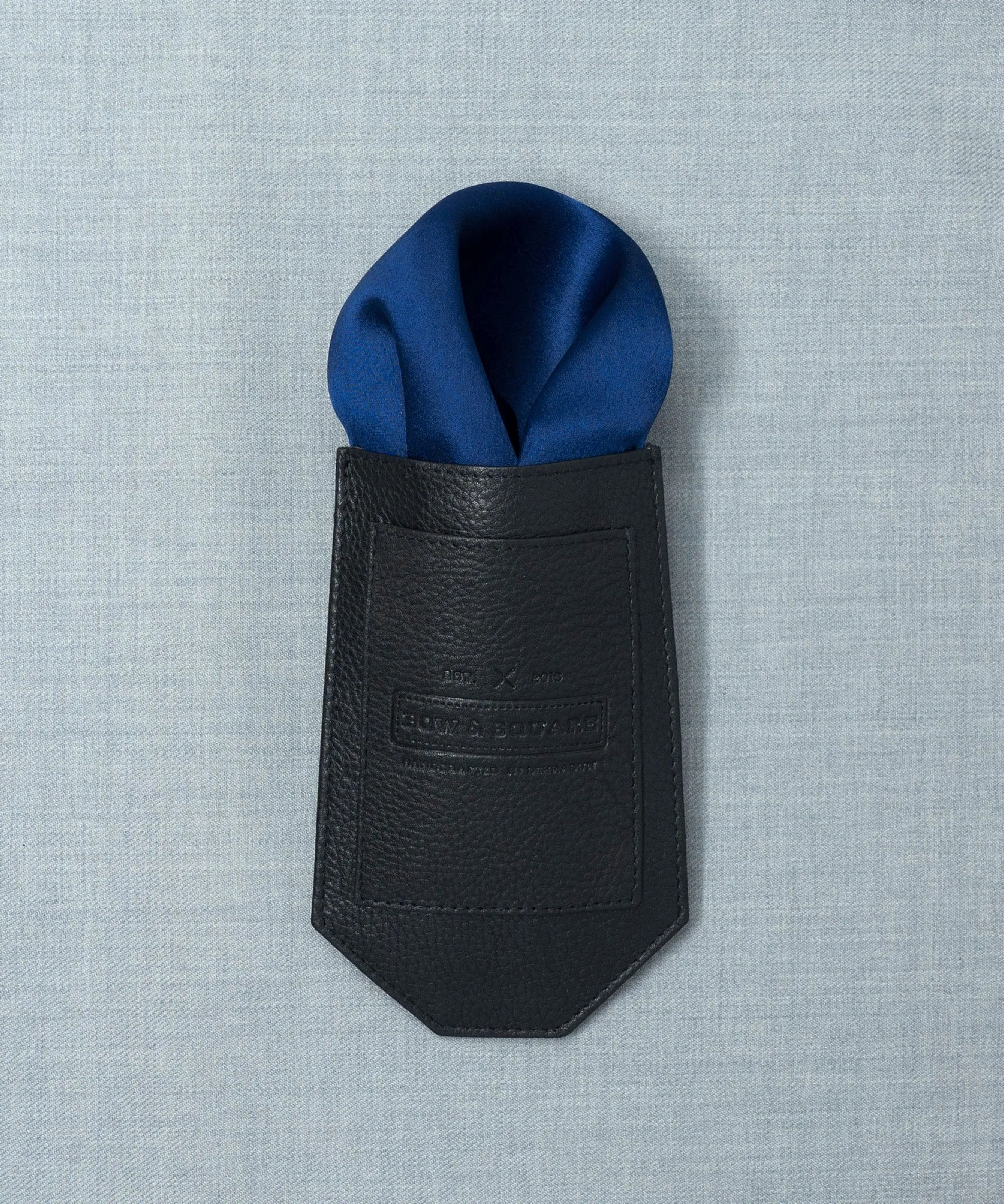 Old school Navy Blue Pocket Square