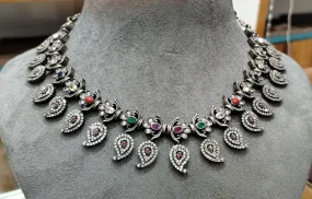 Oxidized Mango Neckpiece - 6276