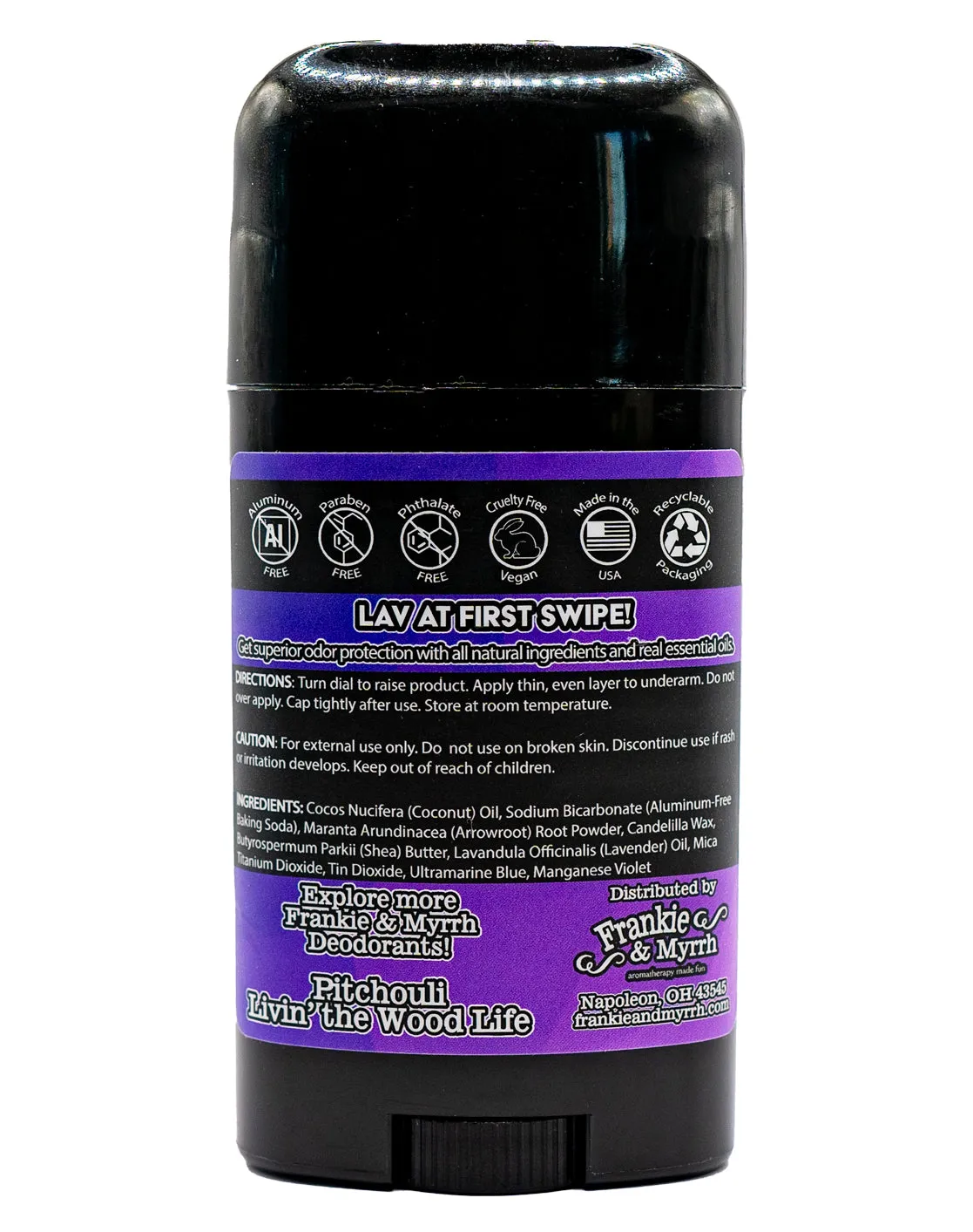 Purple Odor Eater | Natural Deodorant | Lavender