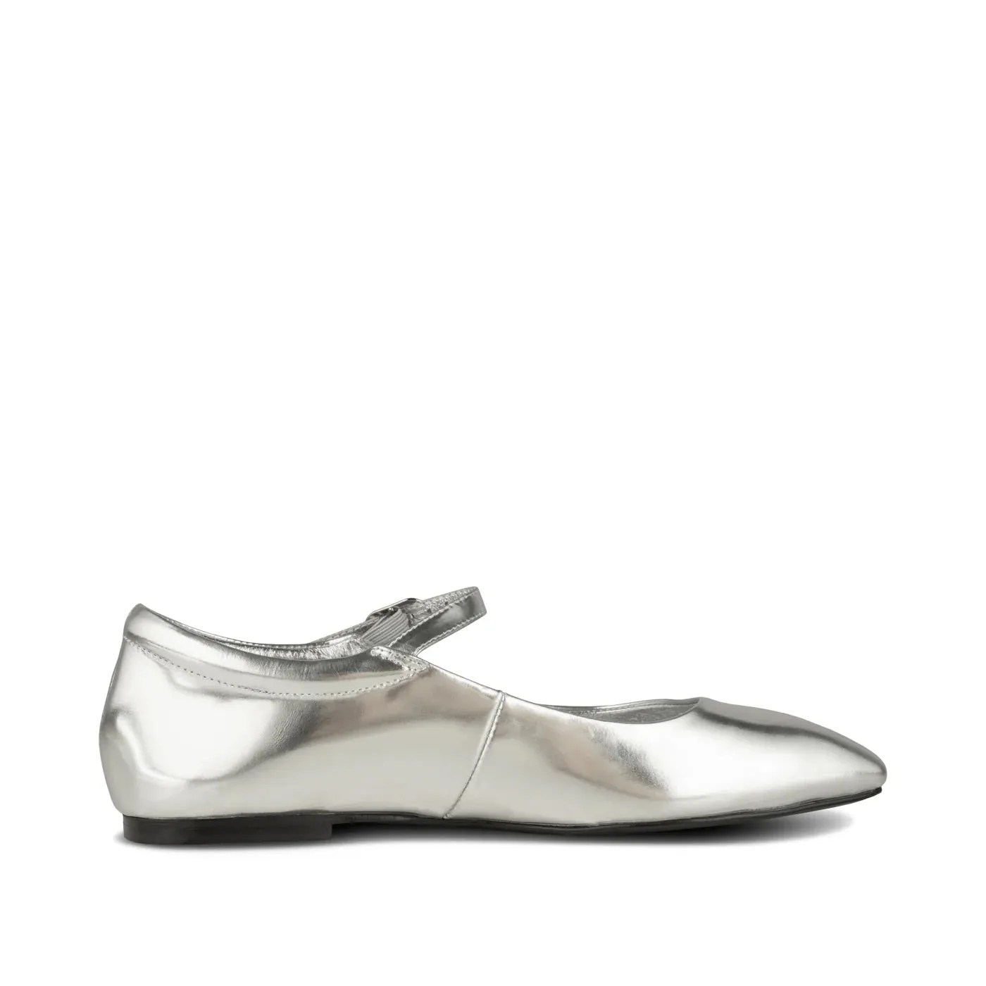 SHOE THE BEAR MAYA BALLERINA SANDAL METALLIC SILVER