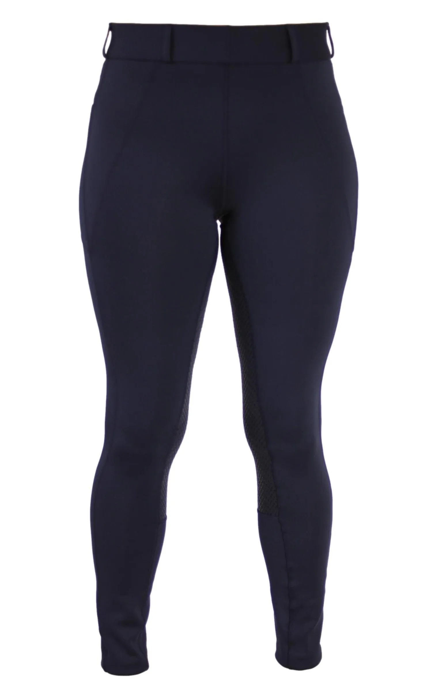 Spring Riding Tights in Navy with silicone grip seat