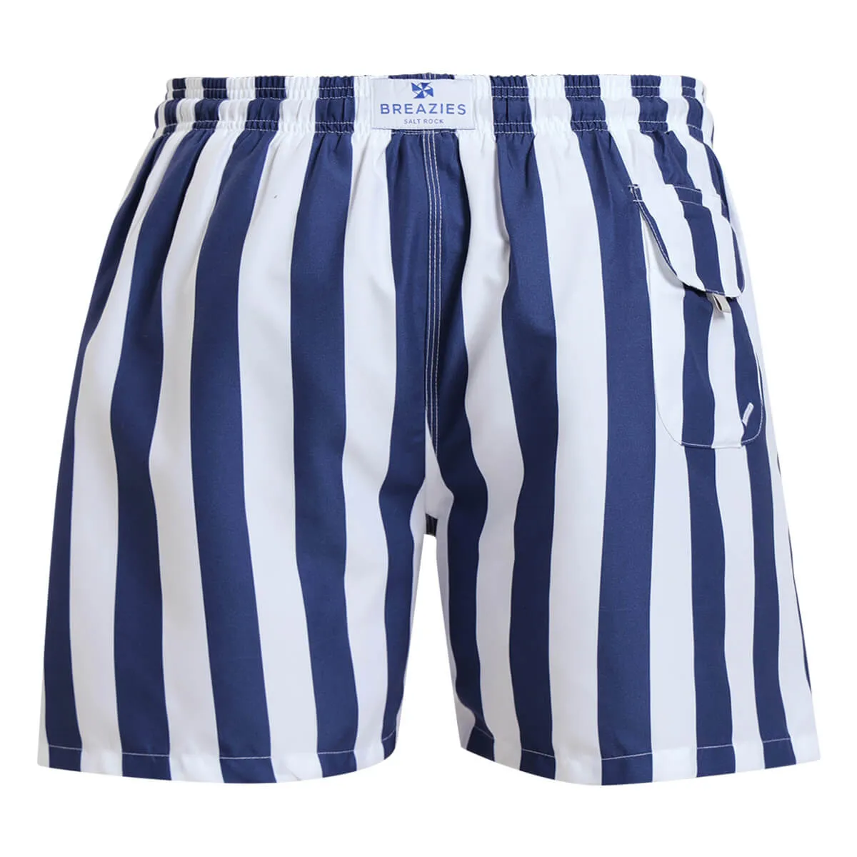 Swim Shorts - Stripes | Navy & White