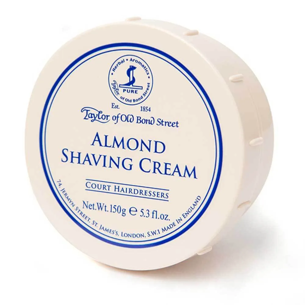 Taylor of Old Bond Street Almond Shaving Cream Tub