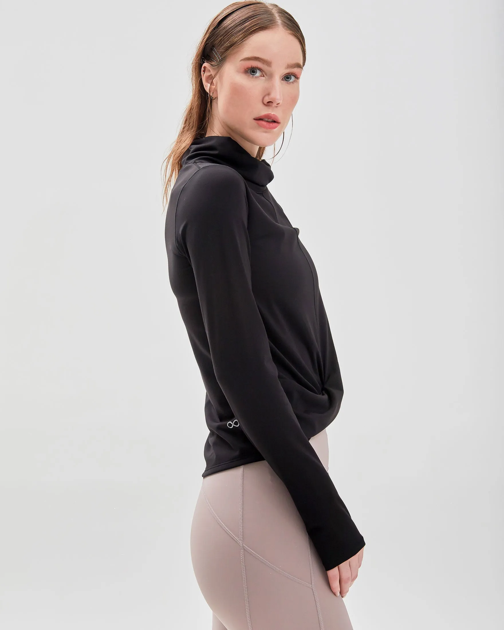 Turtle-Cowl Neck Coziplex Long Sleeve