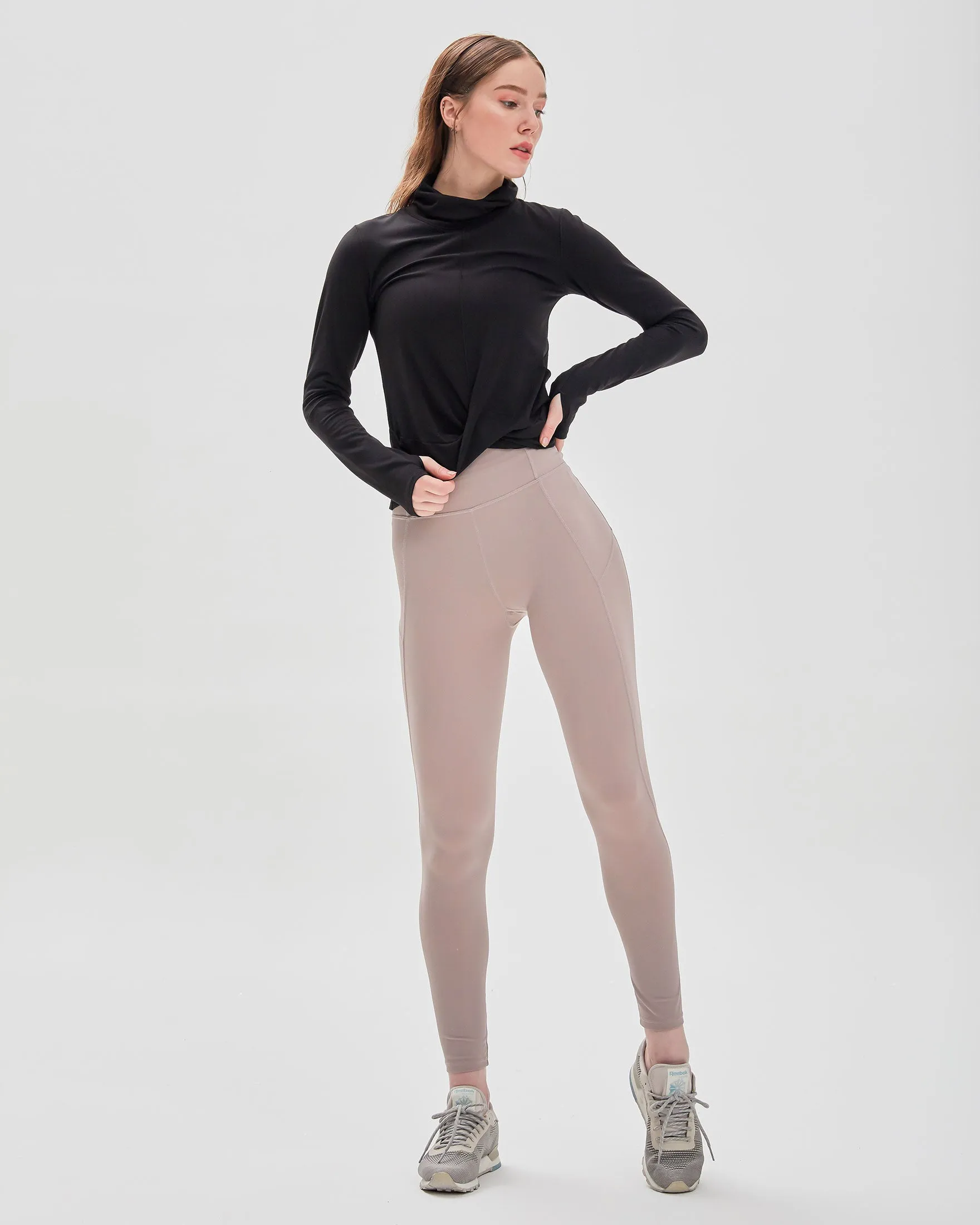 Turtle-Cowl Neck Coziplex Long Sleeve