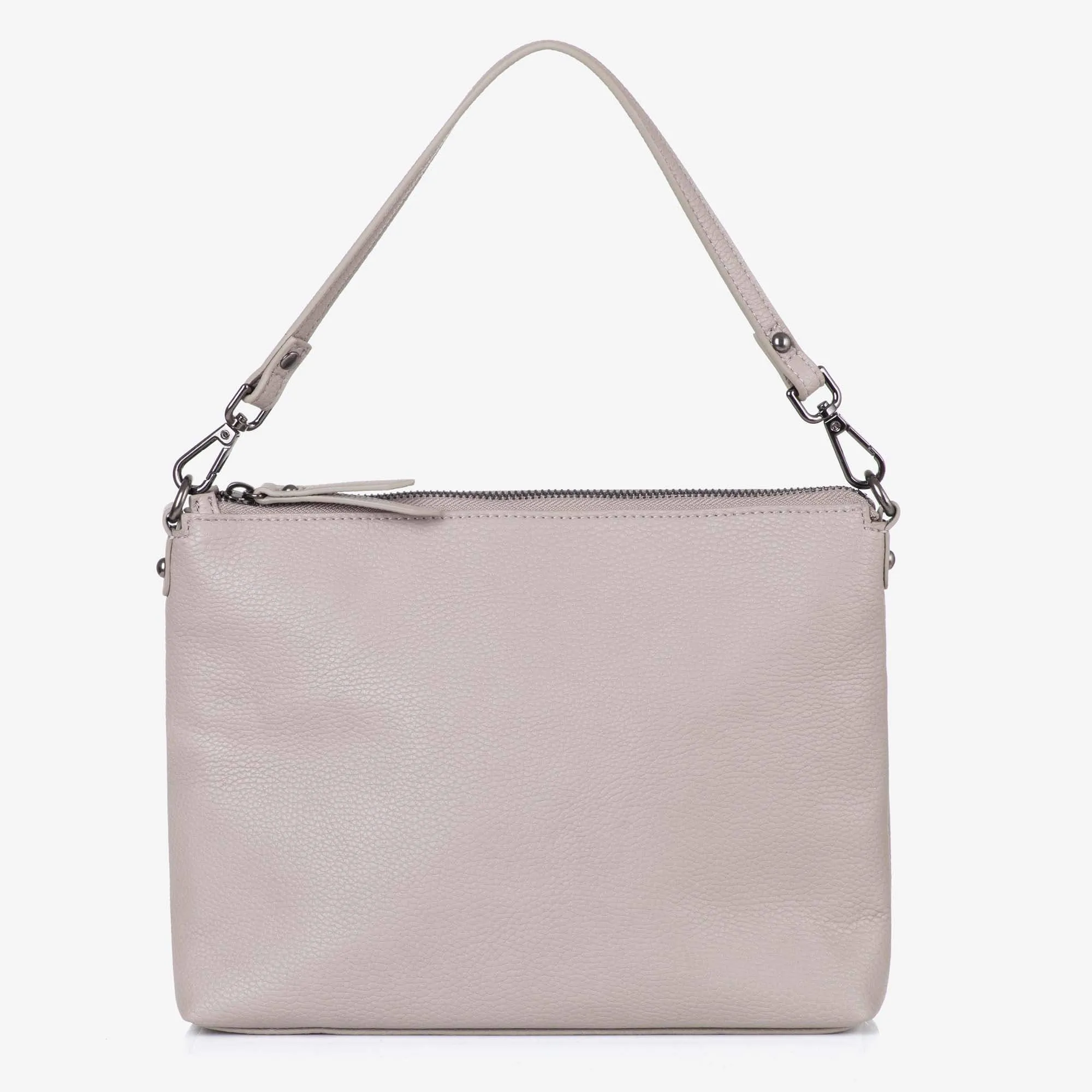 Vegan Leather Everyday Crossbody Bag - Barcelona Grey - Outlet