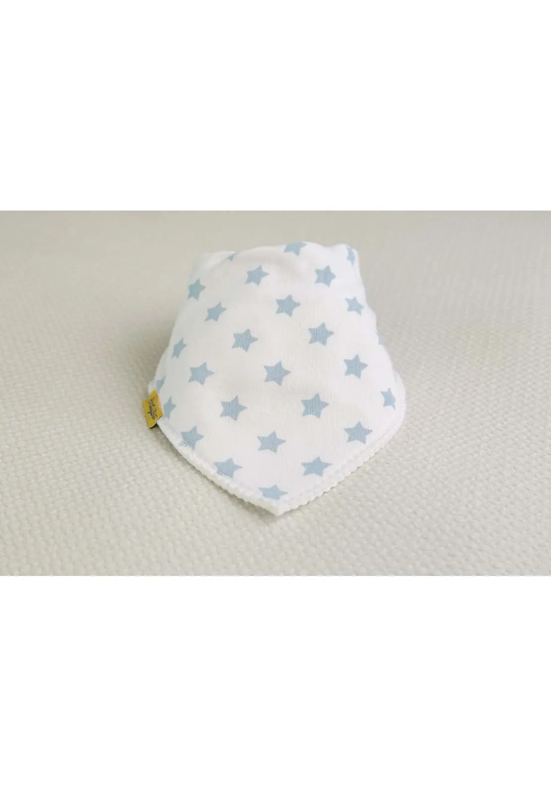 White With Blue Star Bib - White / Blue