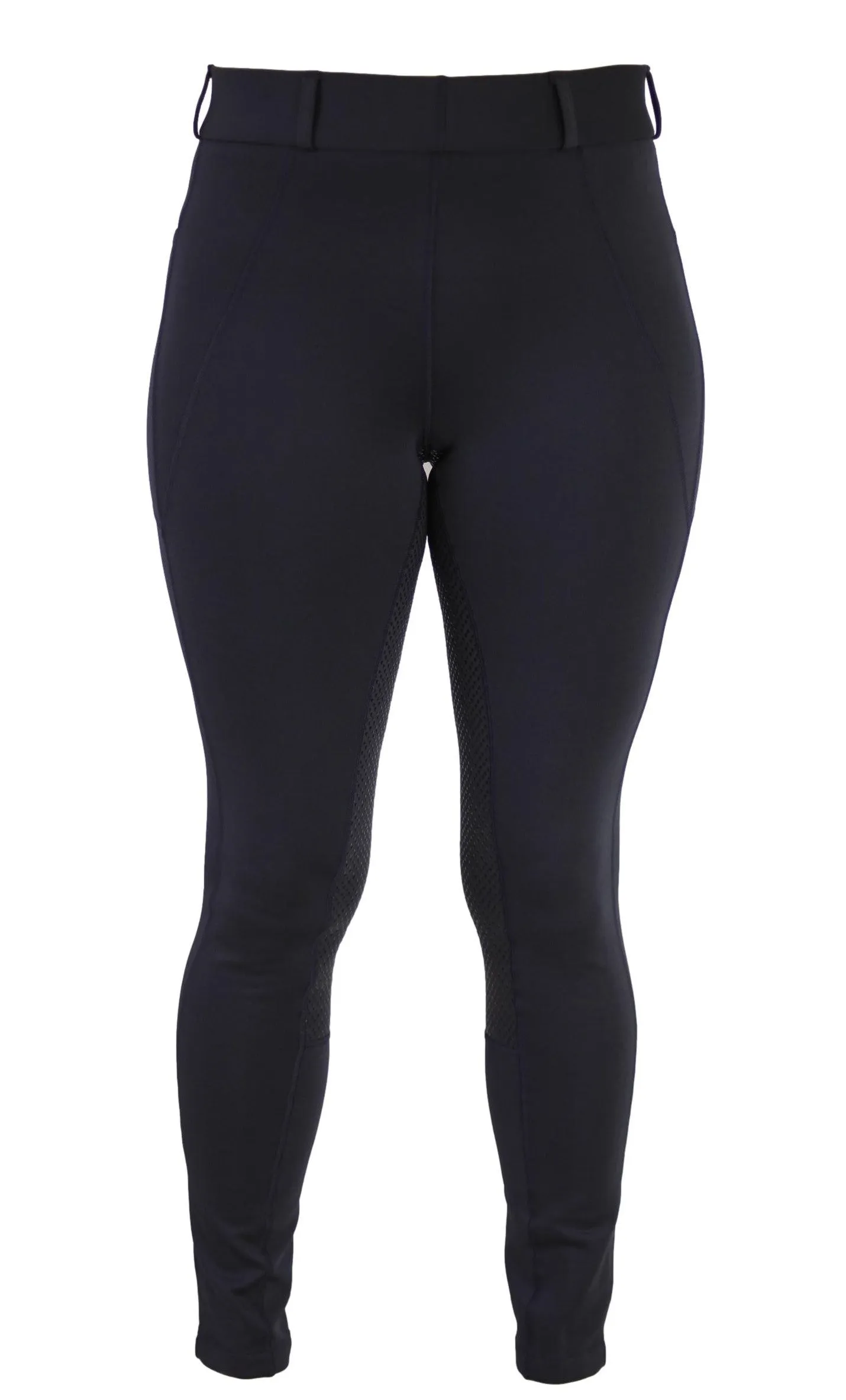 Winter riding tights in Navy. In sizes 6 to 28